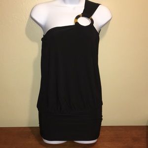 Black One Shoulder Dress